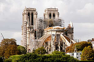 Notre Dame de Paris, after fire.